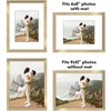 Americanflat 12x18 Poster Frame with Shatter-Resistant Glass - Use as 11x17 Frame with Mat or 12x18 Frame Without Mat - Hudson Collection - Silver - 4 of 4
