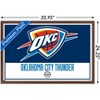 Trends International NBA Oklahoma City Thunder - Logo 21 Framed Wall Poster Prints - 3 of 4