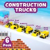 6-Pack Construction Truck Bath Toys, Sealed No-Hole Mold-Free Set for Bathtub and Pool - 3 of 4