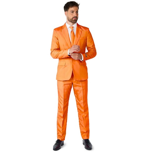 Suitmeister Men's Party Suit - Solid Orange - Size: L : Target