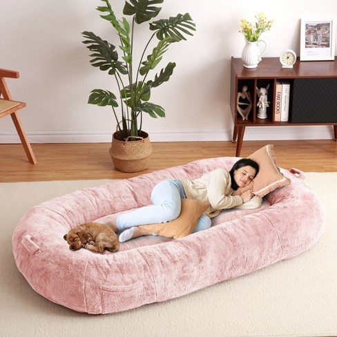 Human sized cat shops bed