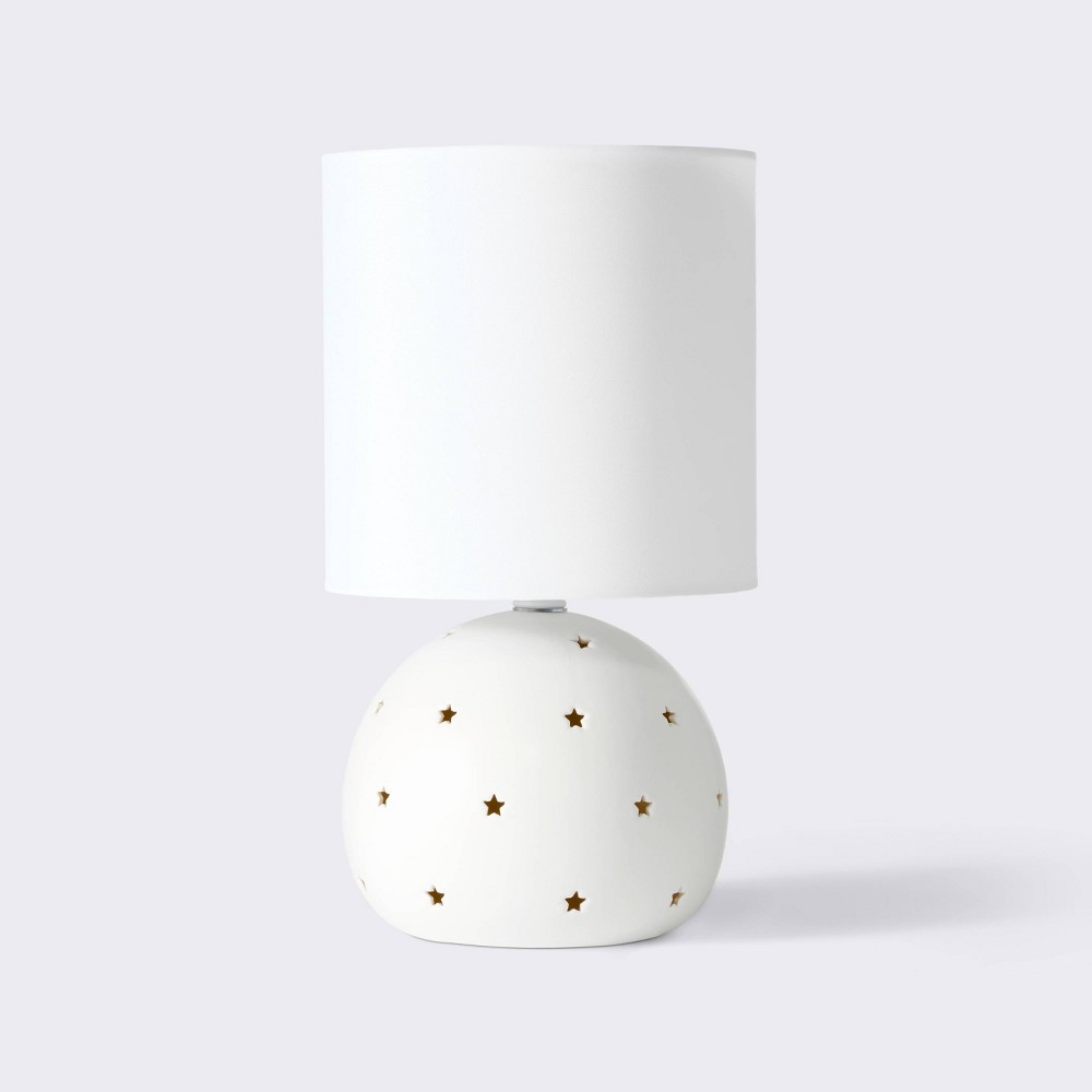 Photos - Floodlight / Street Light Table Lamp  - White - Cloud Island™(Includes LED Light Bulb)