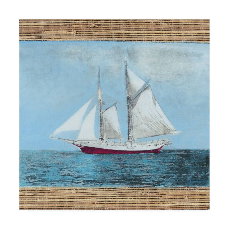 Naomi Mccavitt 'Seagrass Nautical I' Canvas Art - Trademark Fine Art, 1 of 6