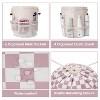 Narwey Travel Toiletry Bag for Women Traveling Dopp Kit Men Travel Bag for Toiletries Cosmetic Bag Makeup Bag Medicine Bag for Traveling - 4 of 4