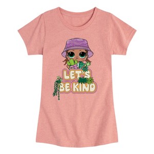 Girls' - LOL Surprise! - Let's Be Kind to Plants Fitted Short Sleeve Graphic T-Shirt - 1 of 4