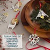 Nambe 12 Days of Christmas Ornament - Silver & Gold-Plated Holiday Decoration for Christmas Tree - Seasonal Home Essentials (Nine Ladies Dancing) - 2 of 4