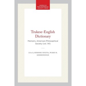 Trukese-English Dictionary - (Memoirs of the American Philosophical Society) by  Hiroshi Sugita & Ward H Goodenough (Paperback) - 1 of 1