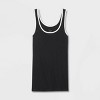 Women's Slim Fit Layered Tank Top - A New Day™ - 4 of 4