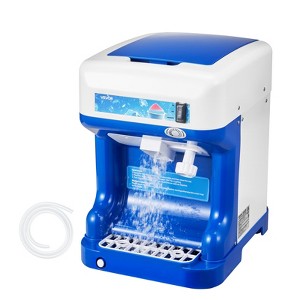 VEVOR Commercial Ice Shaver Crusher, 286lbs Per Hour Electric Snow Cone Maker with 2L Ice Cube Box, 250W 1500RPM Tabletop Shaved Ice Machine, Blue - 1 of 4