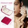 Unique Bargains Velvet Jewelry Storage Bracelet Bangle Birthday Wedding Valentine's Day Gift Box - 2 of 4