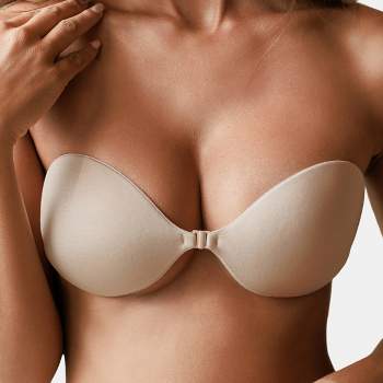 SturdyFoot Strapless Stick ON Bra Chicken Breast Cup A B C D, nude :  : Fashion