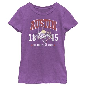 Girl's Lost Gods Austin Texas T-Shirt - 1 of 4