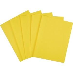 MyOfficeInnovations Brights Colored Paper 8 1/2" x 11" Yellow Ream 500/Ream 490954 - 1 of 2
