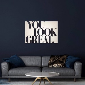 iCanvas You Look Great by 33 Broken Bones Canvas Print Wall Art - 1 of 3