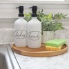 Darware 16oz Glass Pump Bottles 2pc Set; Soap Dispensers w/ Brushed Metal Pump Tops - 2 of 4