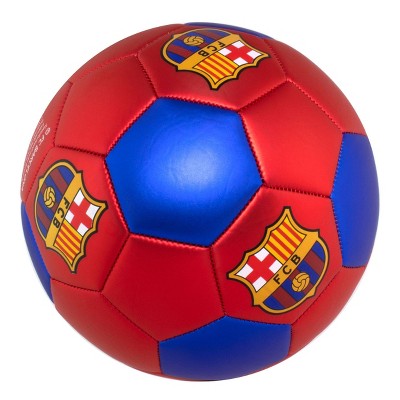 Nuskin Barcelona Size 5 Signature Football and Goalkeeper Gloves Combo