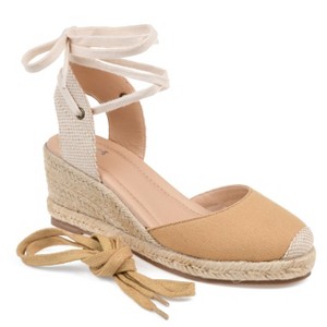 Journee Collection Womens Monte Wedge Heel Espadrille Sandals - 1 of 4