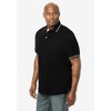 KingSize Men's Big & Tall Double Tipped Polo - 4 of 4