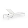 5 Level Adjustable Outdoor Patio Chaise Lounge,Aluminum Patio Chaise Lounge,Mesh Patio Lounge Chair With Wheels -Maison Boucle - 4 of 4