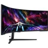 Samsung Odyssey Neo G9 57" Dual 4K HDR 240 Hz Curved Ultrawide Gaming Monitor, White - 2 of 4