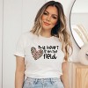 Simply Sage Market Women's My Heart Is On The Field Leopard Short Sleeve Graphic Tee - 2 of 3