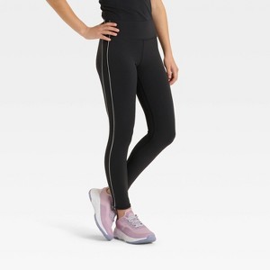 Girls' Everyday Soft Piped Leggings - All In Motion™ - 1 of 3