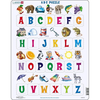 Springbok Larsen Alphabet Letters Children's Educational Jigsaw Puzzle 26pc