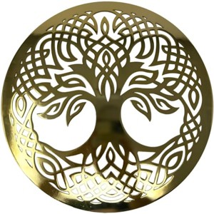 Slickblue Celtic Metal Wall Art – 12" Round Hanging Decor in 8 Irish Designs & 4 Finish Options for Home - 1 of 4