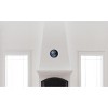 12.75" x 1.5" Earth The Beautiful Decorative Wall Clock White Frame - By Chicago Lighthouse - 3 of 3