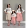 Mi Amore Gigi Cream Ruffle Bunny Graphic Interchangeable Bow Top - 3 of 3