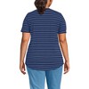 Lands' End Women's Short Sleeve Power Performance Scoop Neck Curved Hem Tunic Tee - 2 of 4