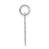 Black Bow Jewelry Sterling Silver, Sarah Collection 15mm Brocaded Disc Initial E Pendant - 2 of 4
