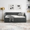 Lycvki Upholstered Sofa with Trundle Twin Size Bed Mattress not included - 3 of 4