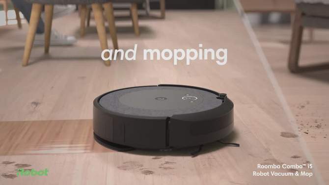 iRobot Roomba Combo i5 Robot Vacuum and Mop, 2 of 9, play video