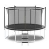 YONWAY 8FT 10FT Outdoor Trampoline, with Safety Enclosure Net,  with Heavy Duty Jumping Mat and Spring Cover Padding for Kids and Adults - 4 of 4