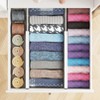 SpaceAid Bamboo Dresser Drawer Dividers, 4-Pack: Adjustable , Expandable Organizers for Clothing, Clothes, Dressers, White - 3 of 4