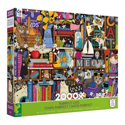 Ceaco Purrfect Cats Jigsaw Puzzle - 2000pc : Target