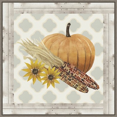 22" x 22" Sweet Autumn Collection G by Grace Popp Framed Wall Canvas - Amanti Art