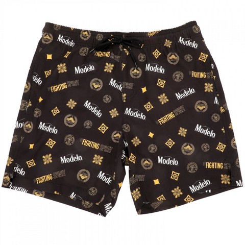 Modelo Especial Mens Modelo Especial Fighting Spirit Swimming Board Shorts - Large