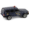 2001 Jeep Cherokee "Michigan State Police" Dark Blue "Hot Pursuit" Series 46 1/64 Diecast Model Car by Greenlight - 4 of 4