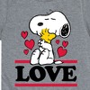 Boys' - Peanuts - Love Snoopy Woodstock Short Sleeve Graphic T-Shirt - 2 of 4
