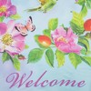 Northlight Welcome Hummingbird Floral Outdoor House Flag 28" x 40" - 4 of 4