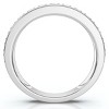 Pompeii3 1/3ct Princess Cut Diamond Wedding Ring White Gold - 2 of 4