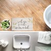 Stupell Industries Relax Soak Unwind Minimal Printed Plush Bath Mat And Bath Rug, Design By Kim Allen, 18"X30" - 4 of 4