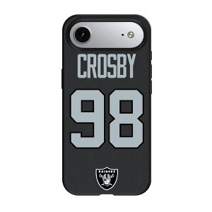 NFL Las Vegas Raiders Players Game Tactic MagSafe Compatible Cell Phone Case for Apple iPhone 17 Series - 1 of 4