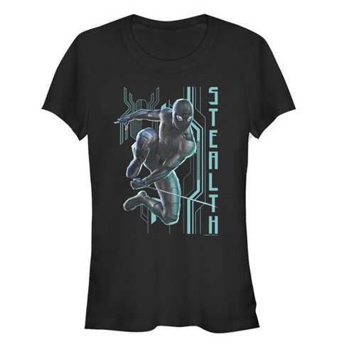 Juniors Womens Marvel Spider-Man: Far From Home Stealth Tech T-Shirt - image 1 of 3