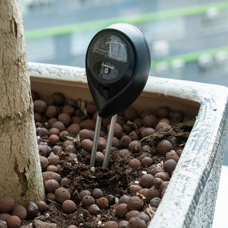 Insten Soil pH Meter, Soil Moisture / Light / pH Tester, For Gardening, Plant Care, Farming, Gardening Tool Kits, Black, 2 of 6