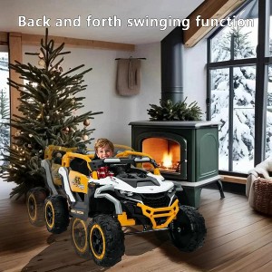 YOOCOZZ Kids Ride-on Truck Truck - 2 Seater UTV, Remote Control, Music, Flashlights (3-6 Years) - 1 of 4