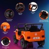 12V Electric Ride On Truck Car with Remote Control, Kids Ride On Car with Led Lights, Music, Safety Belt,Double Doors, for Boys and Girls - 2 of 4