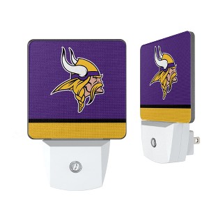 NFL NFC Teams Stripe Night Light 2-Pack - 1 of 4